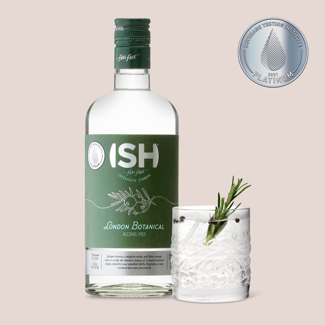 alcohol-free gin from ISH