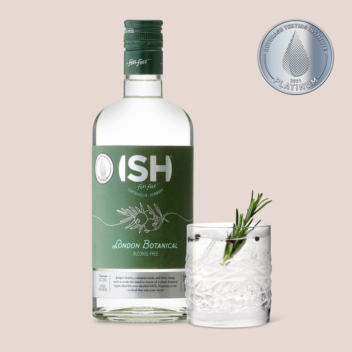 alcohol-free gin from ISH
