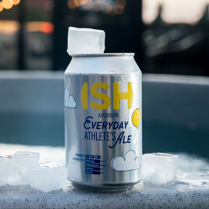 alcohol-free beer with vitamins and electrolytes