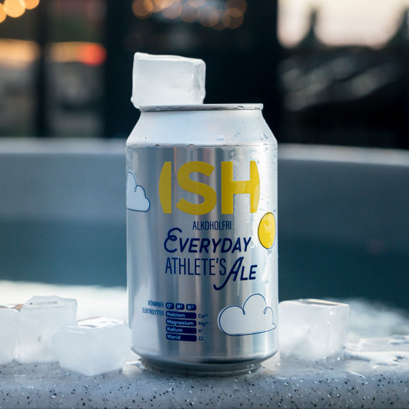 alcohol-free beer with vitamins and electrolytes