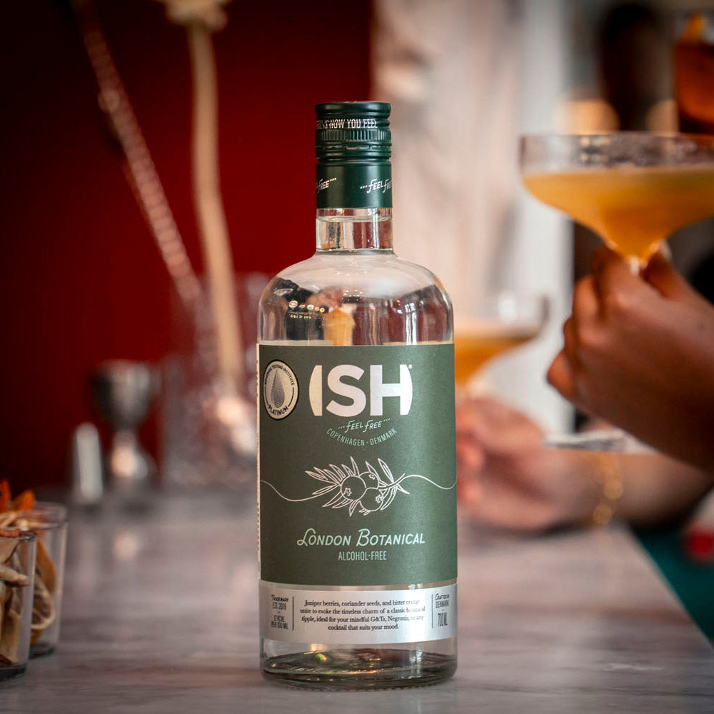 alcohol-free gin from ISH