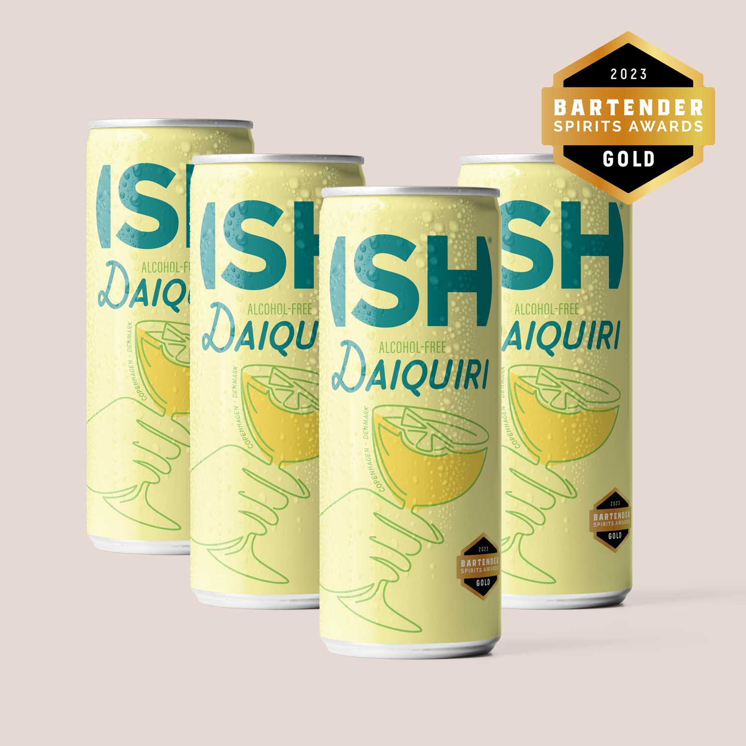 Non-alcoholic Cocktail, Lime Daiquiri, 4 x 250 ml