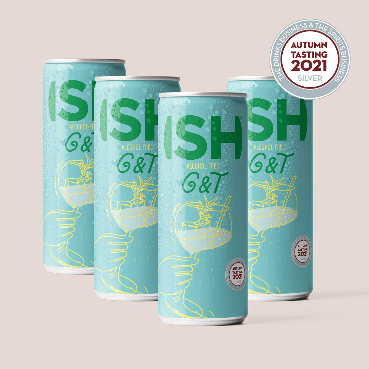 Non-alcoholic Cocktail, G&T, 4 x 250 ml